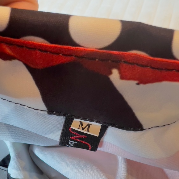 #A322   Nancy Artistic Style Floral Zebra Print Button-Down Shirt Dress NWOT M - Picture 8 of 8